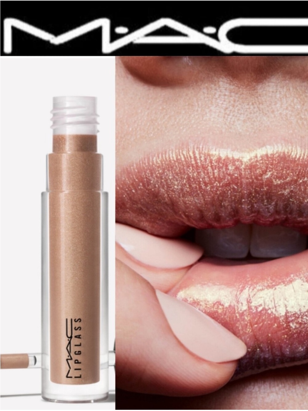 MAC Cosmetics Lipglass Lip Gloss in Explicit